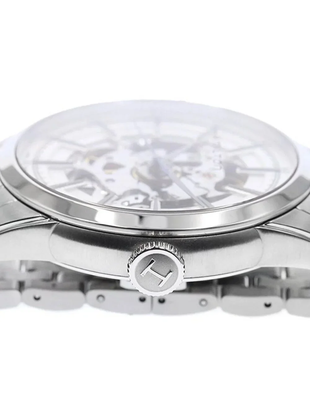 HAMILTON Rail road H406550 skeleton Dial Automatic Men's Watch_961837